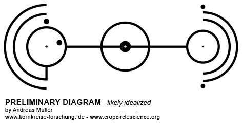 Fritzlar, Hessen (Hessia), Germany crop circle, aerial photo 2