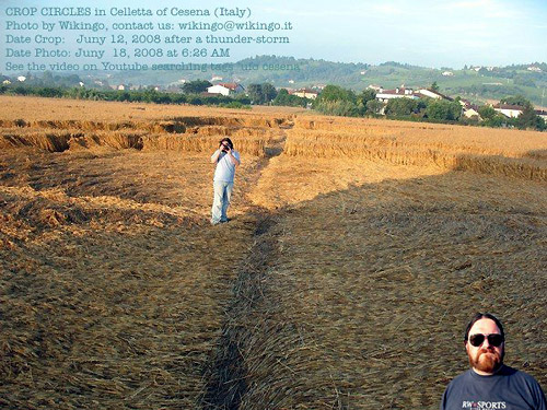 Lizzano, Forlì), Italy crop circle, aerial photo 14