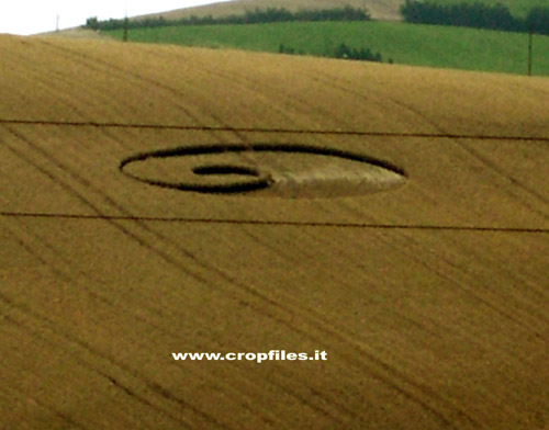 Ancona, Italy crop circle, aerial photo 5