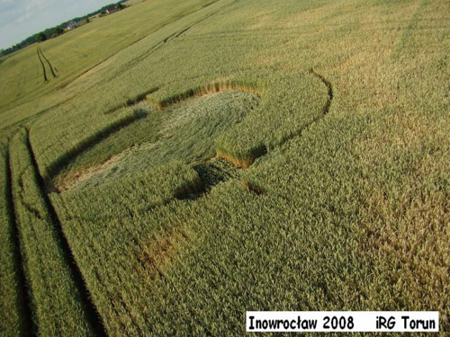 Nieznanowice, Swietokrzyska, Poland crop circle, aerial photo 3