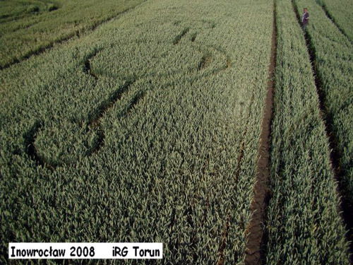 Nieznanowice, Swietokrzyska, Poland crop circle, aerial photo 4