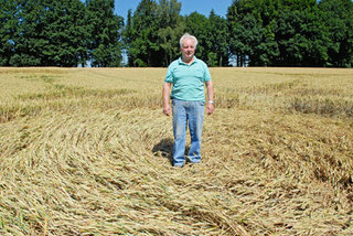 Morrens, nr Lausanne, Switzerland crop circle, aerial photo 11