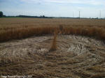 Crop Circle Behind the fortified farm of Freloux, Belgium crop circle, aerial photo 18