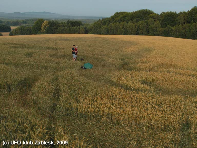 Bezdez, Czech Republic crop circle, aerial photo 3