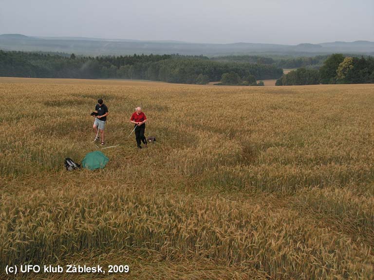 Bezdez, Czech Republic crop circle, aerial photo 4