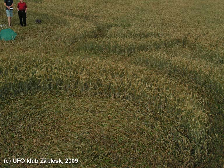 Bezdez, Czech Republic crop circle, aerial photo 5