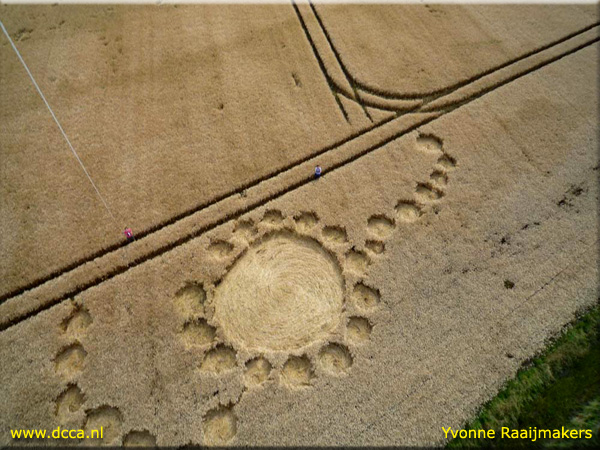 Zevenbergen, Noord Brabant, Netherlands crop circle, aerial photo 2