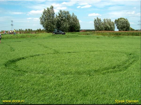 Hoeven, Noord Brabant, Netherlands crop circle, aerial photo 2