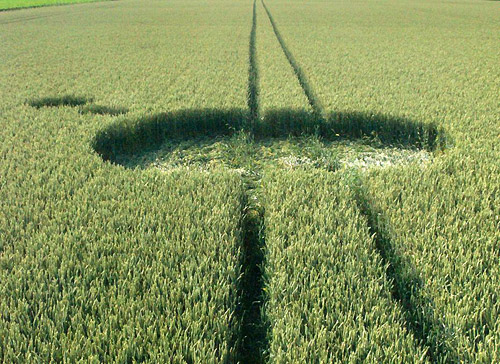 Standaardbuiten, Noord Brabant, Netherlands crop circle, aerial photo 4