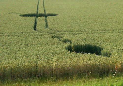 Standaardbuiten, Noord Brabant, Netherlands crop circle, aerial photo 5