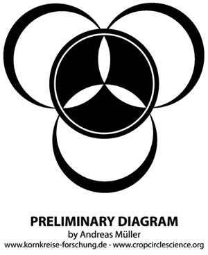 Ehlen, Hessen (Hessia), Germany crop circle, aerial photo 14