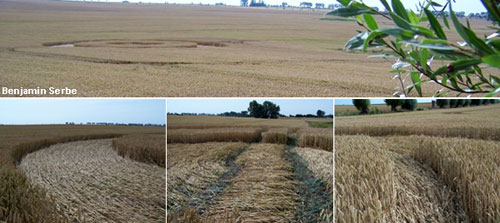 Wolbrechtshausen, Niedersachsen, Germany crop circle, aerial photo 2