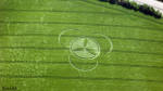 Ehlen, Hessen (Hessia), Germany crop circle, aerial photo 8