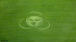 Ehlen, Hessen (Hessia), Germany crop circle, aerial photo 10