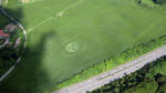 Ehlen, Hessen (Hessia), Germany crop circle, aerial photo 6