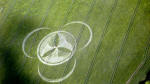 Ehlen, Hessen (Hessia), Germany crop circle, aerial photo 12
