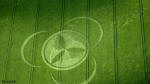 Ehlen, Hessen (Hessia), Germany crop circle, aerial photo 2