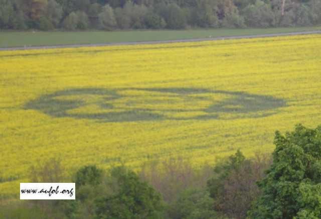 Kozarovce, Tlmace, Slovakia crop circle, aerial photo 5