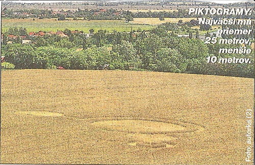 Kozarovce, Tlmace, Slovakia crop circle, aerial photo 6
