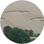 Radejov, South Moravia, Czech Republic crop circle, aerial photo 5