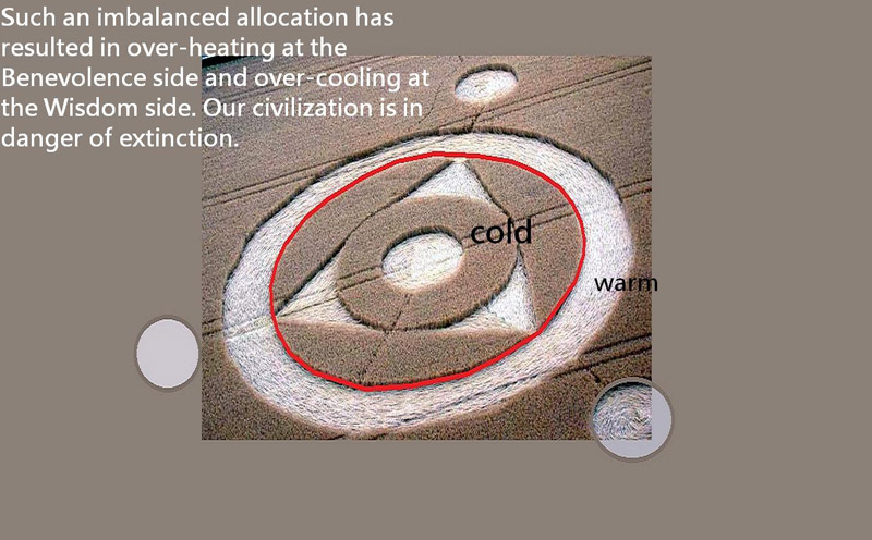 Vigen, nr Limoges, France crop circle, aerial photo 8
