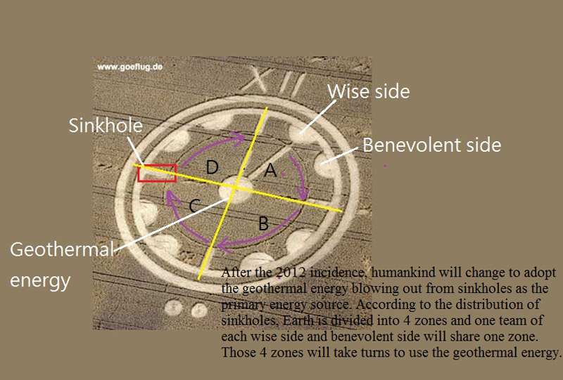Goettingen, Niedersachsen (Lower Saxony), Germany crop circle, aerial photo 3