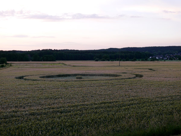 Siegburg Kaldauen, North Rhine-Westphalia, Germany crop circle, aerial photo 12