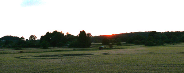 Siegburg Kaldauen, North Rhine-Westphalia, Germany crop circle, aerial photo 13