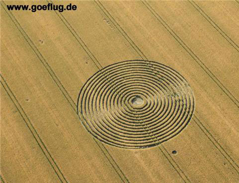 Gross Schneen, Niedersachsen (Lower Saxony), Germany crop circle, aerial photo 5