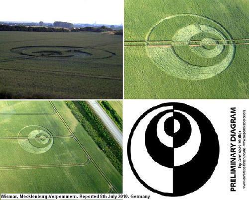 Granarolo Faenza (RA), Italy crop circle, aerial photo 19