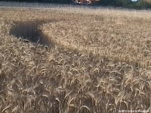 Rho, nr Milan, Italy crop circle, aerial photo 8