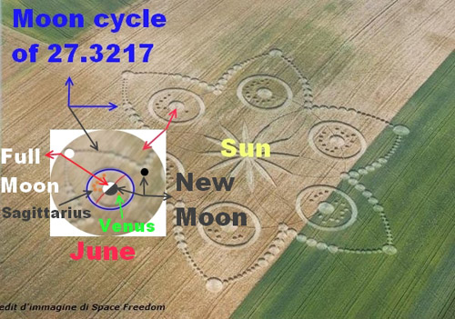 Poirino (Torino), Italy crop circle, aerial photo 47