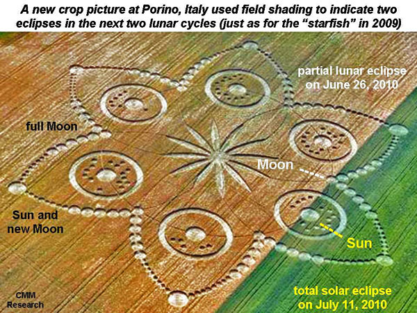 Poirino (Torino), Italy crop circle, aerial photo 9