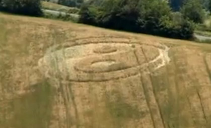 Ancona, Varano, Italy crop circle, aerial photo 2