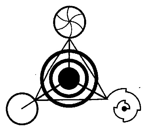 Toscane, Italy crop circle, aerial photo 3