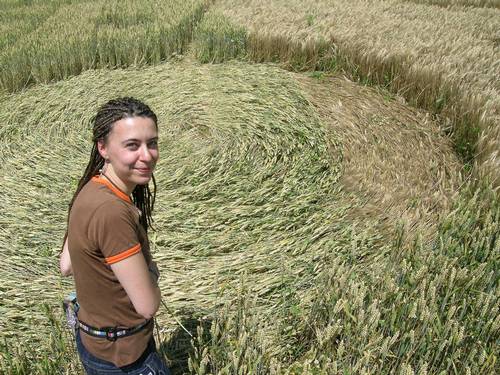 Poirino (Torino), Italy crop circle, aerial photo 23
