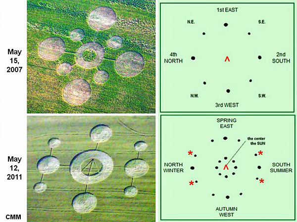 Madisonville, Tennessee, USA crop circle, aerial photo 4