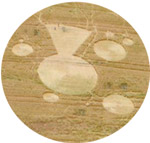 Bom Jesus, state of Santa Catarina crop circle, aerial photo 3