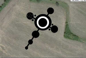 NJ (this crop circle formation is crop circle, aerial photo 2