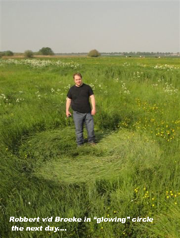 Hoeven, Netherlands crop circle, aerial photo 3