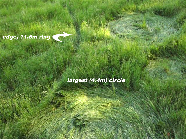 Oudenbosch, Netherlands crop circle, aerial photo 3