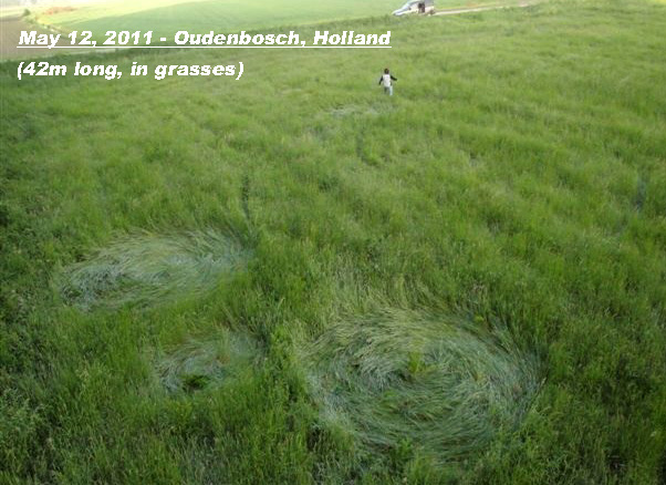 Oudenbosch, Netherlands crop circle, aerial photo 6