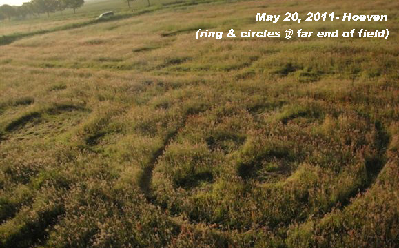 Hoeven, Netherlands crop circle, aerial photo 3