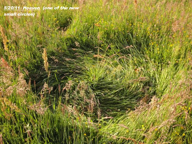 Hoeven, Netherlands crop circle, aerial photo 4