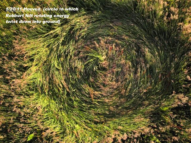 Hoeven, Netherlands crop circle, aerial photo 5