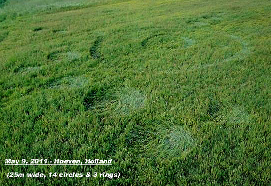 Nature Preserve, Hoeven, Netherlands crop circle, aerial photo 5