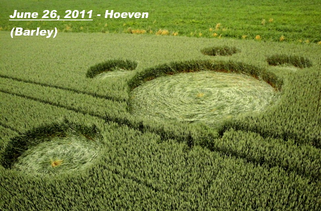 Hoeven, Netherlands crop circle, aerial photo 6