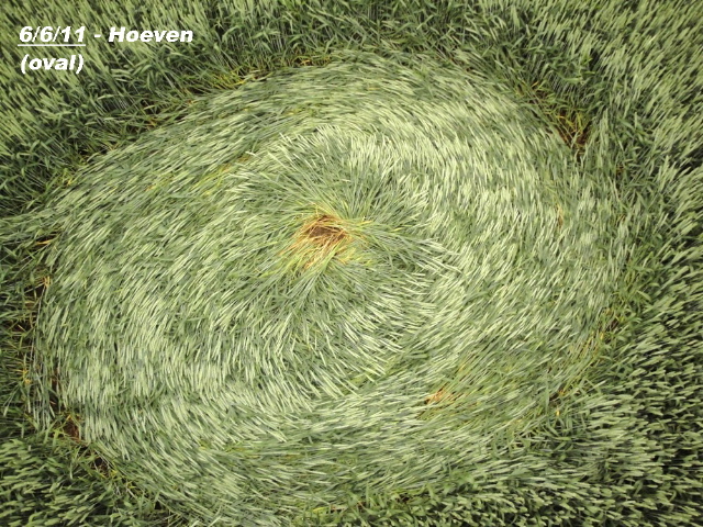 Hoeven, Netherlands crop circle, aerial photo 9