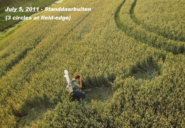 Standdaarbuiten, Netherlands crop circle, aerial photo 11