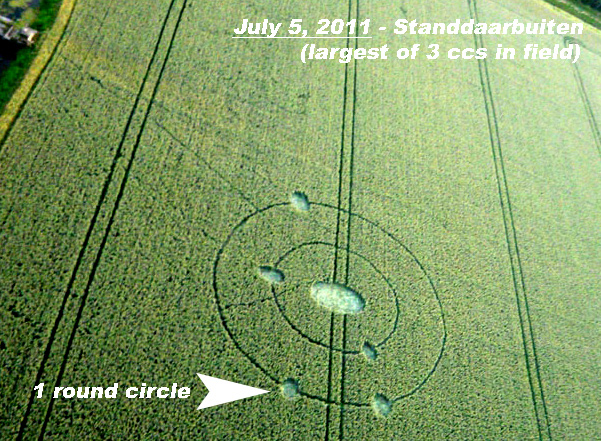 Standdaarbuiten, Netherlands crop circle, aerial photo 4